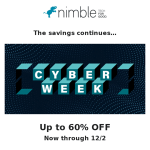 SAVE BIG for Cyber Week