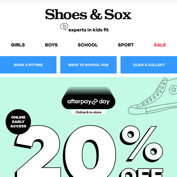 !AFTERPAY DAY! 20% OFF