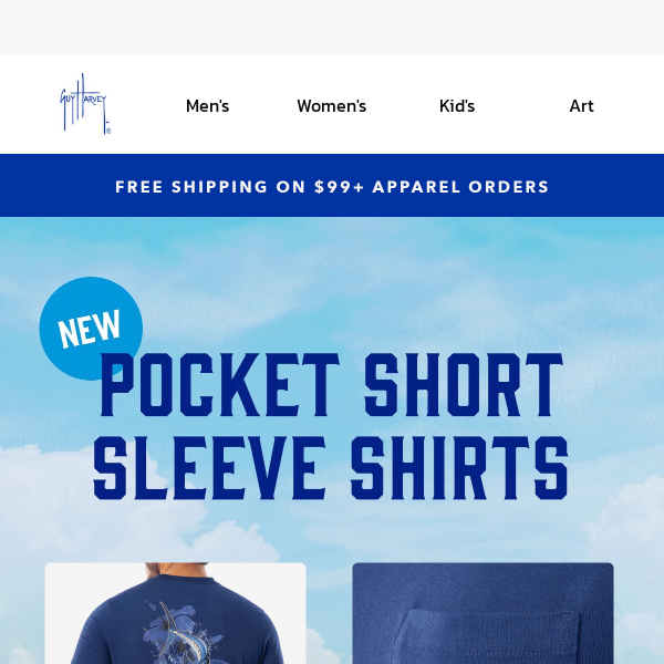 NEW Pocket Short Sleeve Shirts