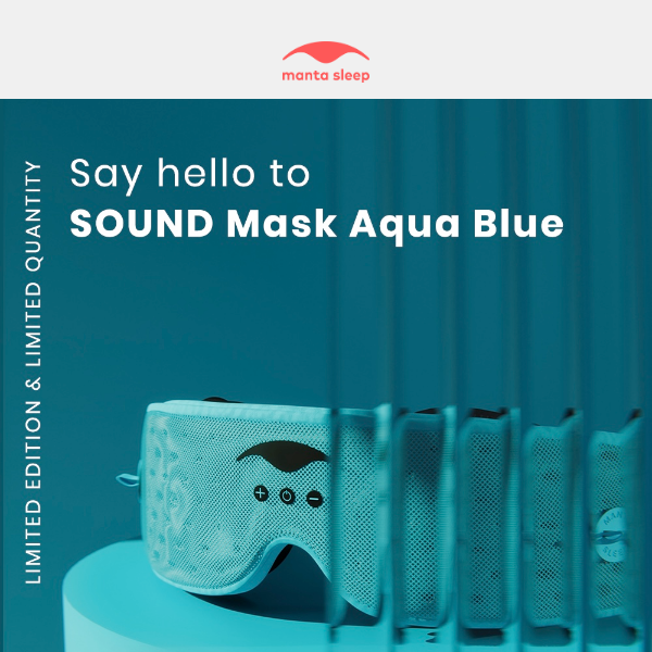 Holiday surprise: SOUND Mask Aqua Blue