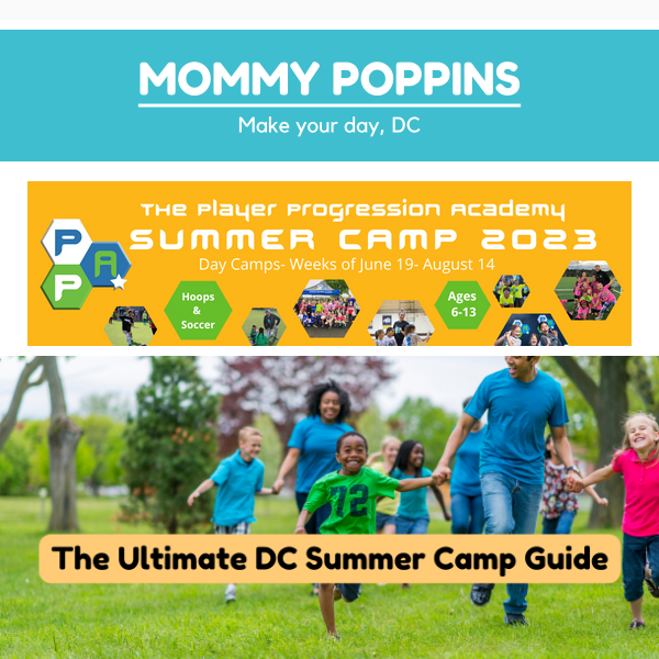 🌞🏕️The Ultimate DC Summer Camp Guide Is Here! Free & Cheap, Art, and More