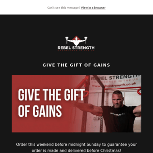 Give the gift of gains🎁