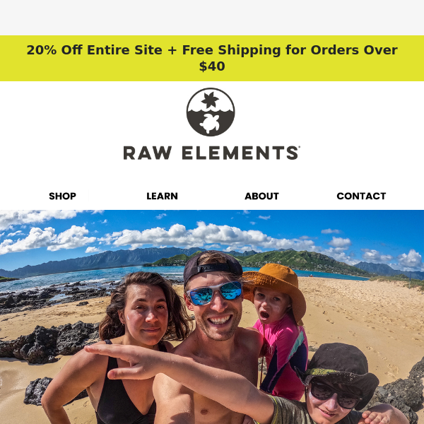 20% Off Entire Site + Free Shipping for Orders Over $40