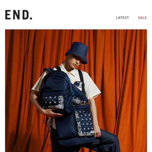 END. x Porter-Yoshida & Co. 'Navy Bandana' - Register now