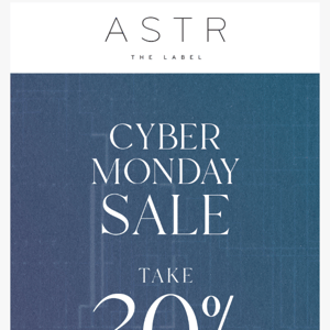 The Cyber Monday Sale Is On!