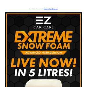 😱 NEW! - EXTREME SNOW FOAM 5 LITRES! - £19.99!