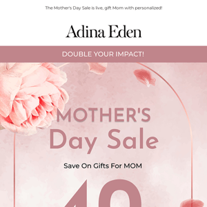 40% OFF FOR MOM 💐