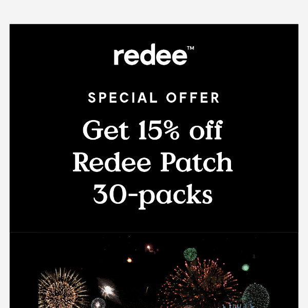 4th of July Sale: 15% Off Redee Patch 🎇