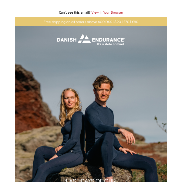 Danish Endurance - Latest Emails, Sales & Deals