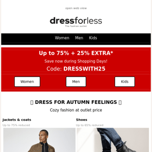 🍂 DRESS FOR AUTUMN FEELINGS 🍂 | Last day: 25% EXTRA