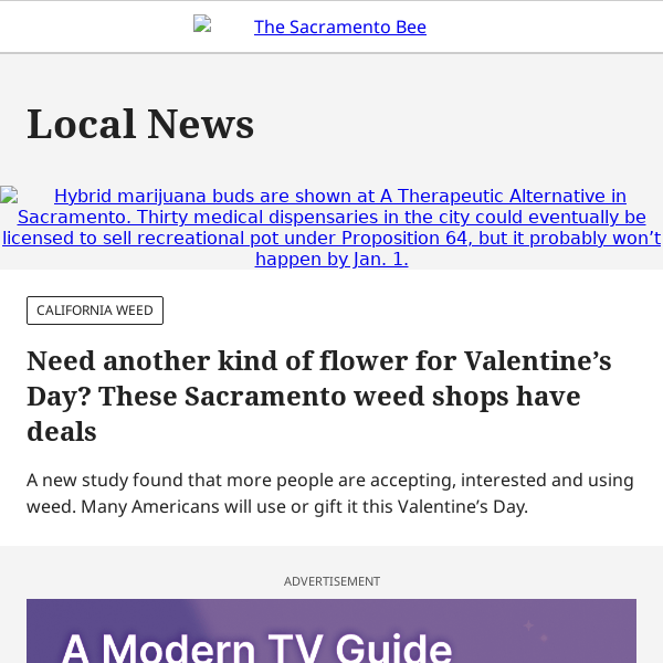 Valentine’s Day cannabis deals at Sacramento dispensaries