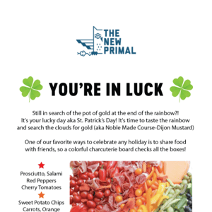 🍀 You're in luck! 🍀