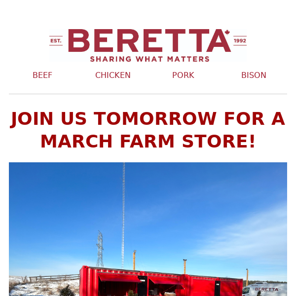 🥩🚜FARM STORE TOMORROW 9am-1pm🚜🥩