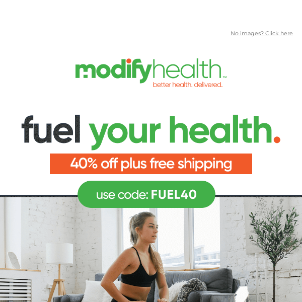 Fuel Your Health 💚 Enjoy 40% Off