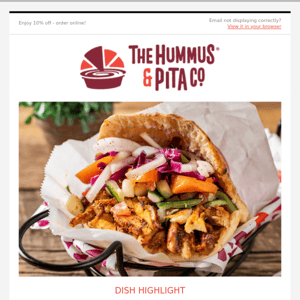 Dish Highlight: Shawarma Pita