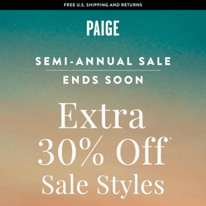 Extra 30% Off Sale // OUR SALE IS ON SALE