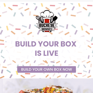 Build Your Own Brownie Box is Live!