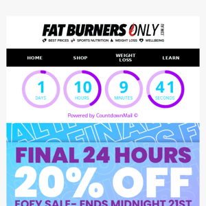 FINAL 24 HOURS ‼️ 20% OFF EOFY SALE