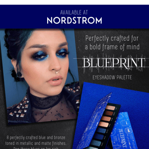 💙 Stand out with the Blueprint Palette ✨ Available at Nordstrom 💙