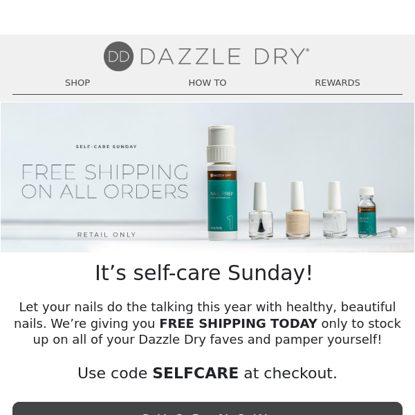 FREE shipping AND beautiful nails? Yes, please!
