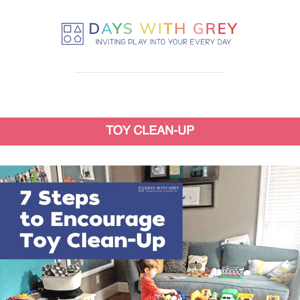 🎉7 TOY CLEANUP TIPS