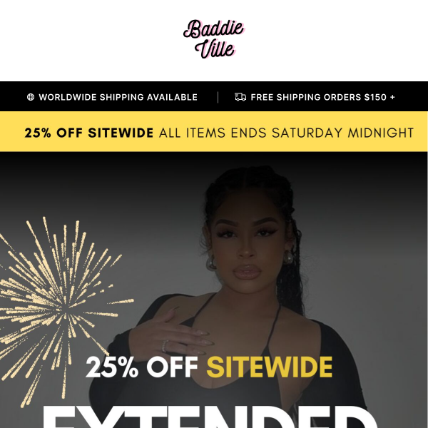 [EXTENDED] 25% OFF SALE ! ❤️‍🔥