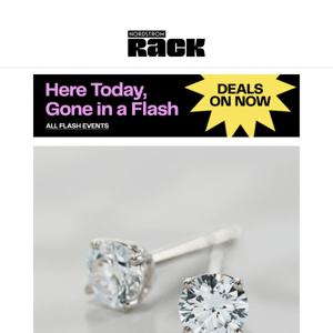 1-Day Deal! Badgley Mischka 5ct. Diamond Studs 75% Off | Extra 15% Off Selected NuFACE® | And More!