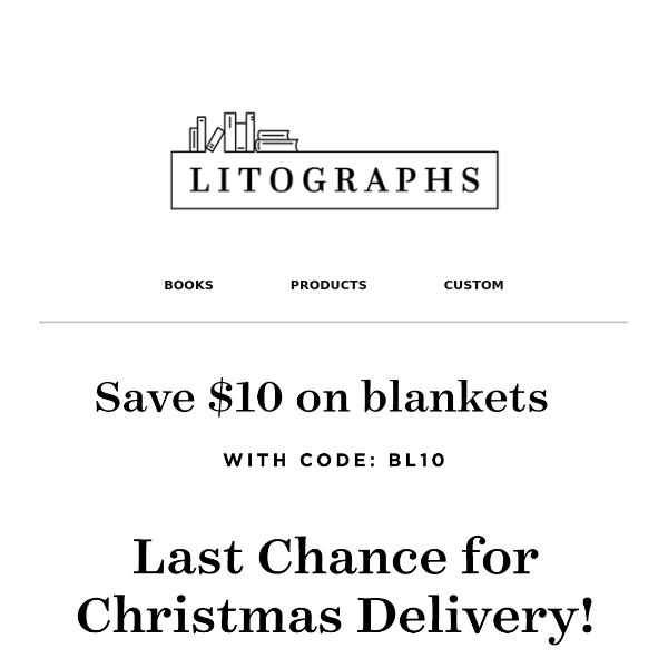 TODAY ONLY $10 OFF Blankets!