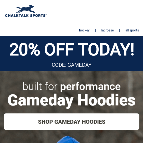 20% Off Today! RESTOCKED Gameday Sweatshirts
