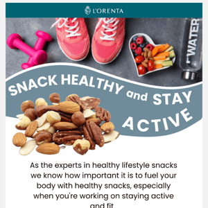 Snack Healthy and Stay Active in the New Year