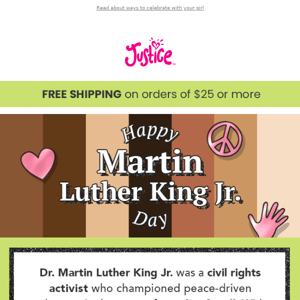 Today we celebrate Dr. Martin Luther King, Jr.