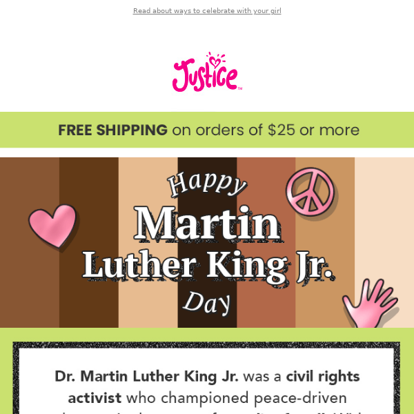 Today we celebrate Dr. Martin Luther King, Jr.