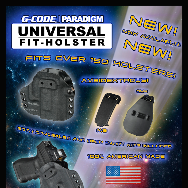 1 Universal Holster that fits over 150 Models!? We just made one!