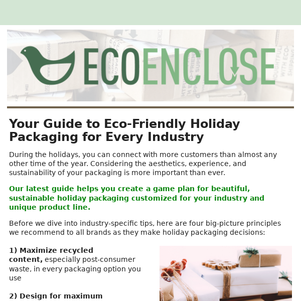 Holiday Packaging Guide for Every Industry