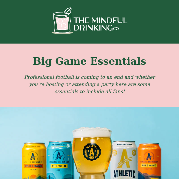 The Mindful Drinking Co, Stock Up For The Big Game!