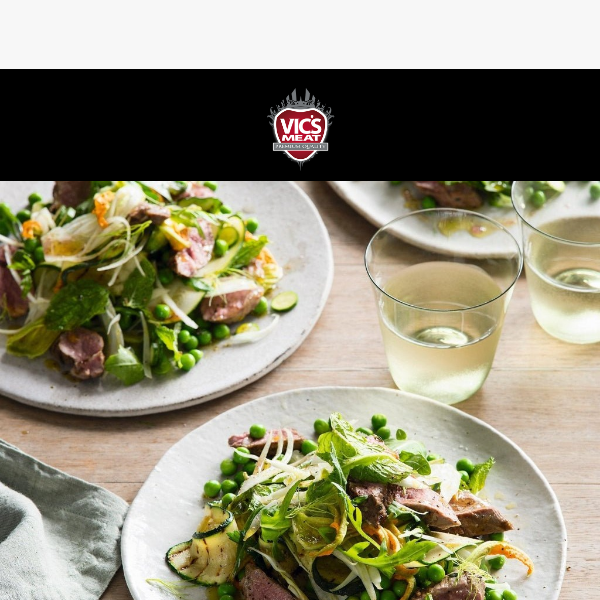 A New Spring Favourite: Lamb & Zucchini Salad Recipe