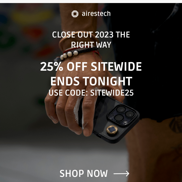 End 2023 With 25% Off Sitewide