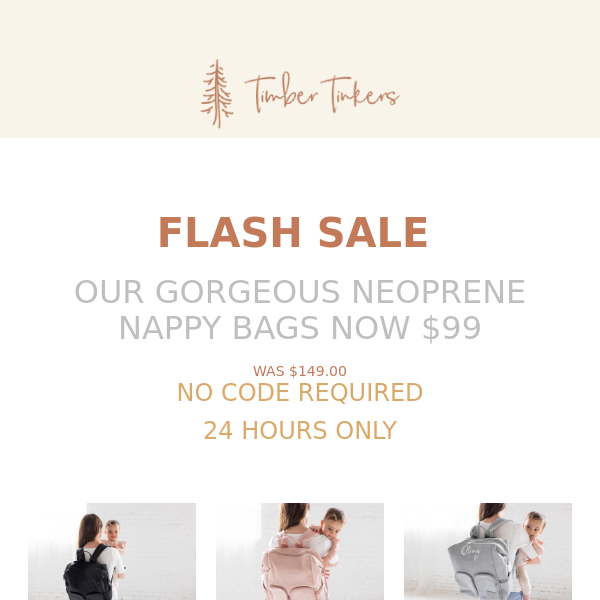 🎉FLASH SALE 🎉 NAPPY BAGS