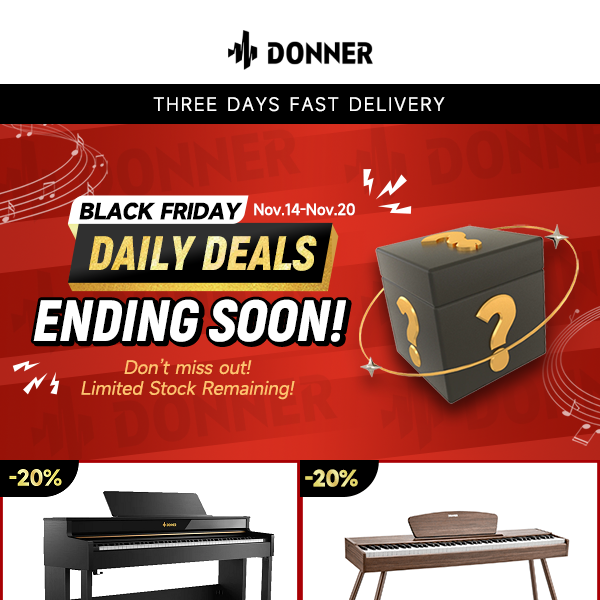 Last Call for Daily Deals - Ending Today