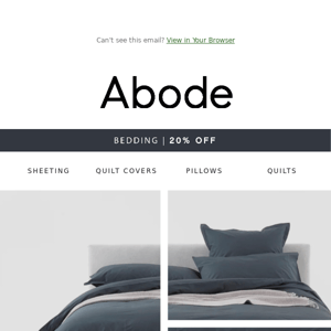 NEW MILANO Graphite | The Abode Sheeting difference | Quality Cotton milled in Milan, made in Melbourne