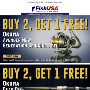 Okuma Days Heat Up! Day 2 is Packed Full of Deals!