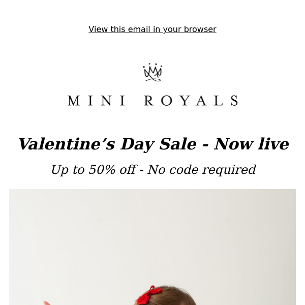 Valentine's Day Sale - Now live! Up to 50% off