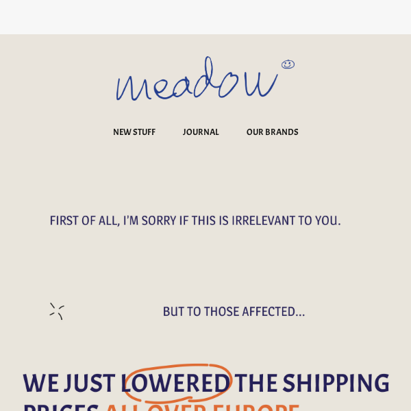 Shipping prices. DOWN!