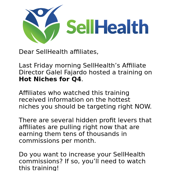 [SellHealth] 🔥Earn More Commissions Today