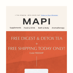 Free Tea Today Only
