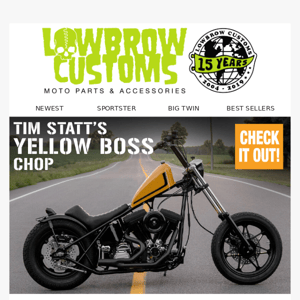 Meet The Yellow Boss: A 1992 Harley Big Twin EVO Chopper