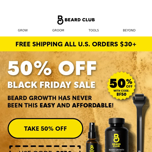 Easy and affordable beard growth is here