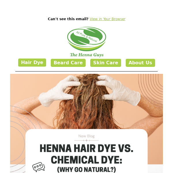 Chemical Dye vs. Natural Henna - Which is Best?