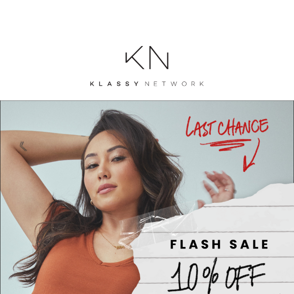Last Call 📣 Flash Sale Ending