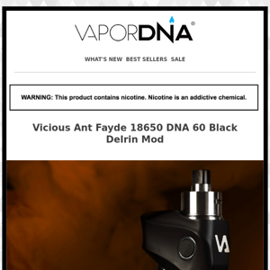 Own a Vicious Ant Fayde DNA Mod today and pay later with Splitit!
